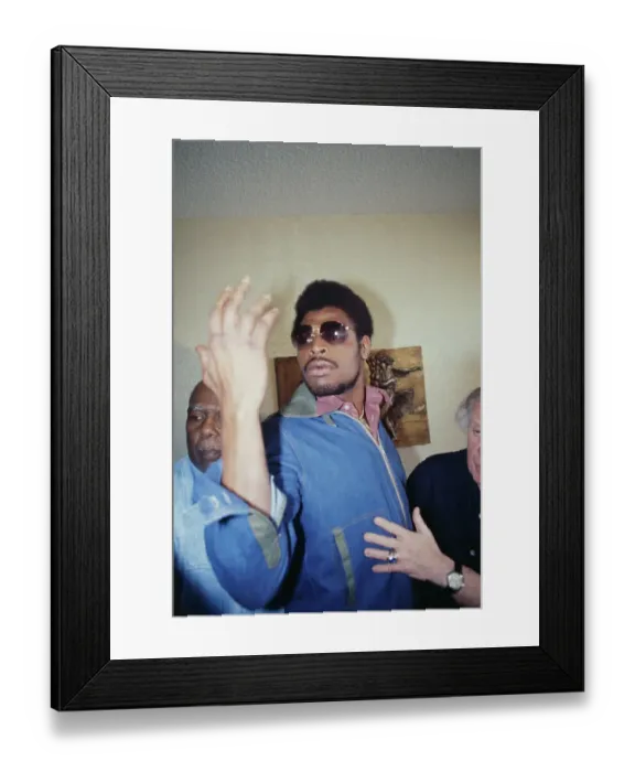 Framed Print : Leon Spinks During Press Conference Framed Print : Leon Spinks During Press Conference