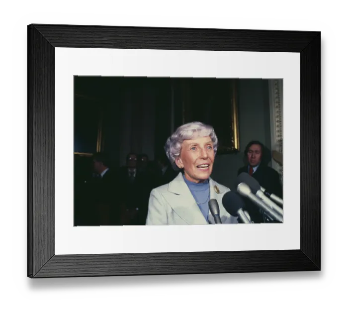 Framed Print : Senator Muriel Humphrey