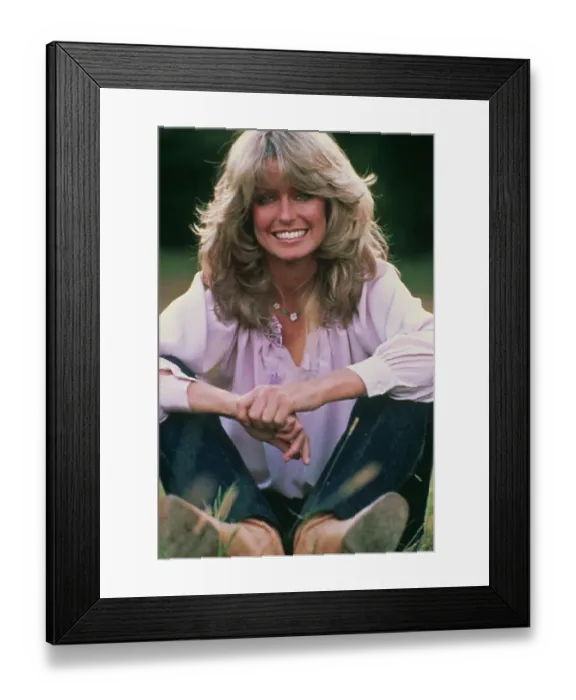 Framed Print : Actress Farrah Fawcett-Majors Framed Print : Actress Farrah Fawcett-Majors