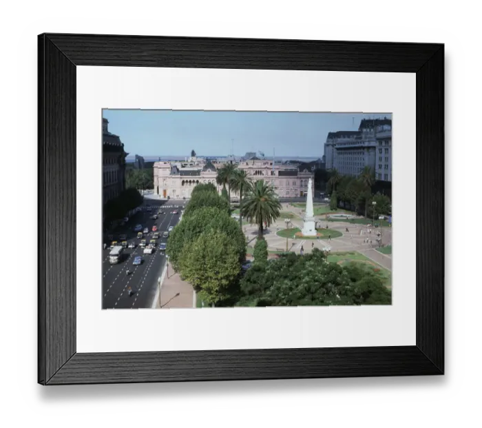 Framed Print : Aerial View of Obelisk Site Framed Print : Aerial View of Obelisk Site