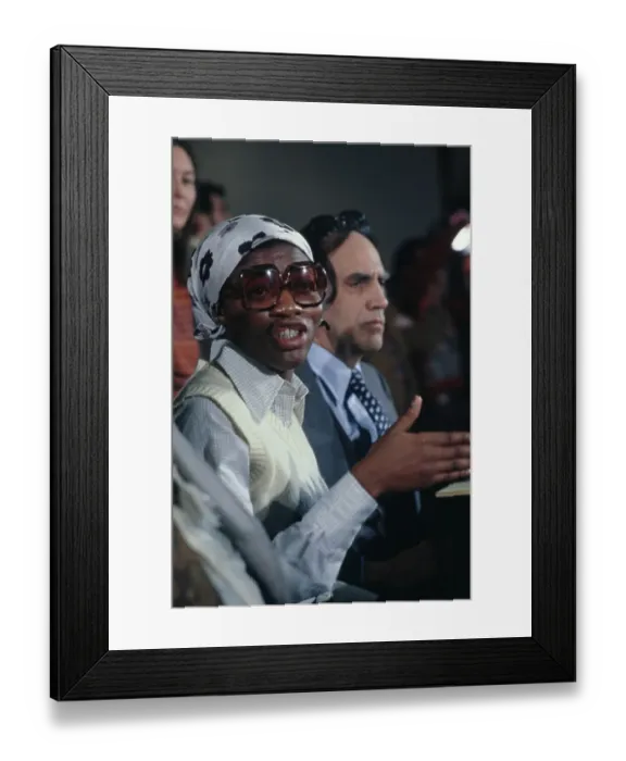 Framed Print : Joan Little And William Kunstler Framed Print : Joan Little And William Kunstler