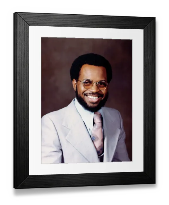 Framed Print : Portrait of Ronald E. McNair Smiling Framed Print : Portrait of Ronald E. McNair Smiling
