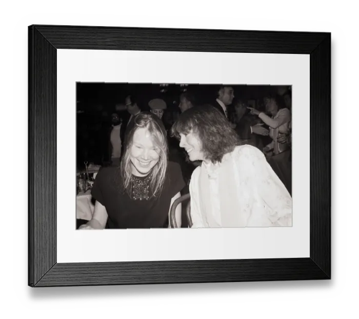 Framed Print : Actresses Sissy Spacek and Diane Keaton Framed Print : Actresses Sissy Spacek and Diane Keaton