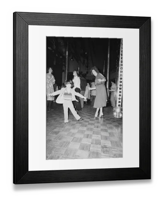 Framed Print : Angelo Duvall Dancing at Studio 54 with Young Woman Framed Print : Angelo Duvall Dancing at Studio 54 with Young Woman
