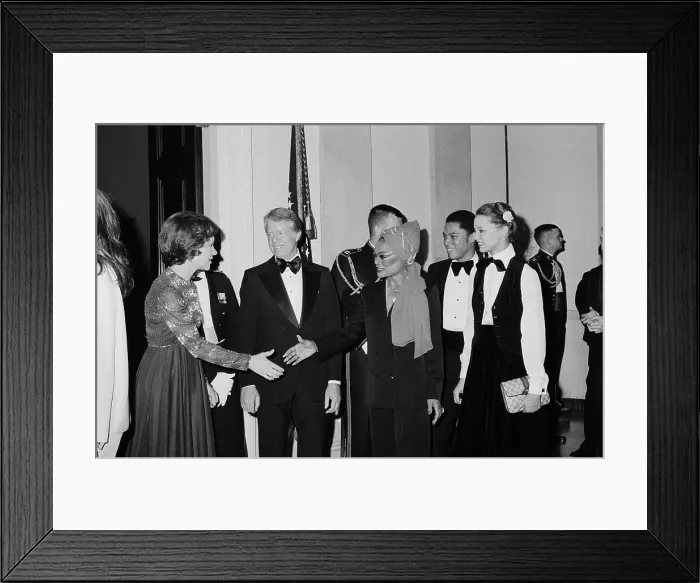 Framed Print : Eartha Kitt at the White House Framed Print : Eartha Kitt at the White House