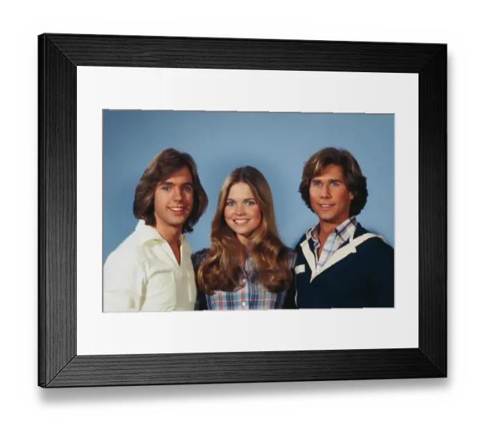 Framed Print : Shaun Cassidy Posing with Others Framed Print : Shaun Cassidy Posing with Others