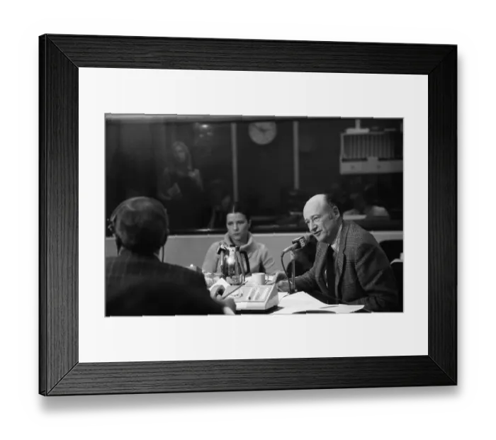 Framed Print : Ed Koch. On his 22nd day in office, Mayor Ed Koch cheerfully fields the Framed Print : Ed Koch. On his 22nd day in office, Mayor Ed Koch cheerfully fields the