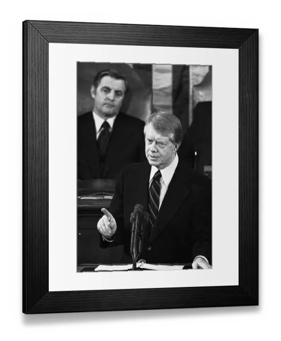 Framed Print : President Carter's State of the Union