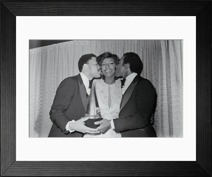 Framed Print : Natalie Cole with Marvin Yancy Chuck Jackson Framed Print : Natalie Cole with Marvin Yancy Chuck Jackson