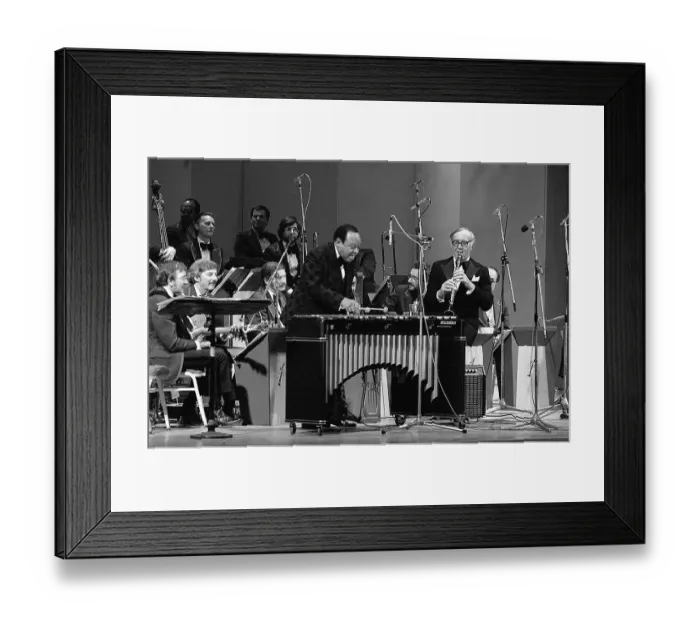 Framed Print : Lionel Hampton Performs with Benny Goodman Framed Print : Lionel Hampton Performs with Benny Goodman