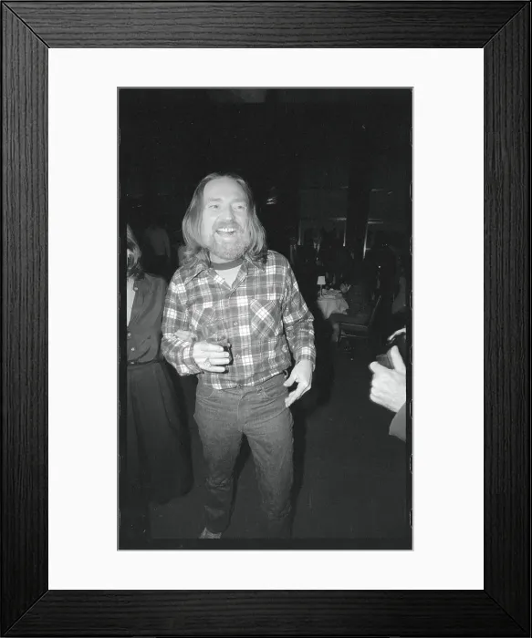 Framed Print : Portrait of Willie Nelson Framed Print : Portrait of Willie Nelson