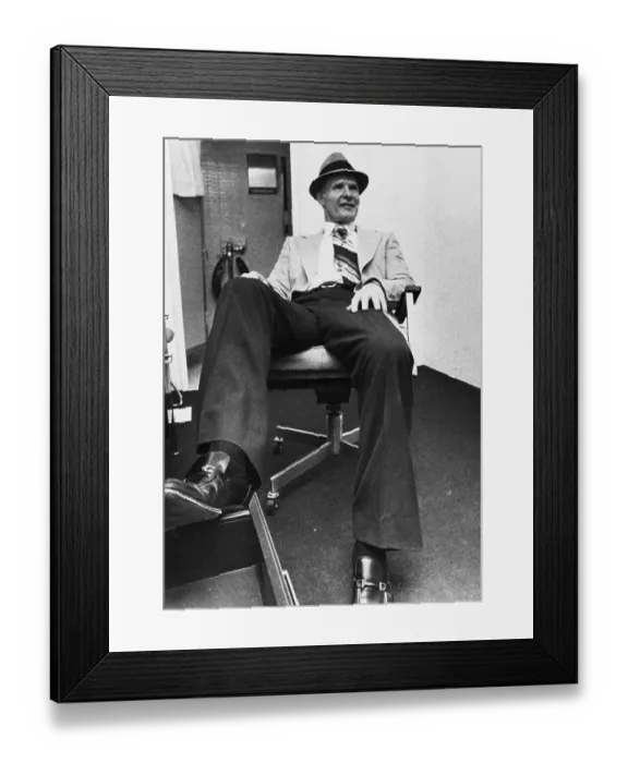 Framed Print : Portrait of Tom Landry Framed Print : Portrait of Tom Landry
