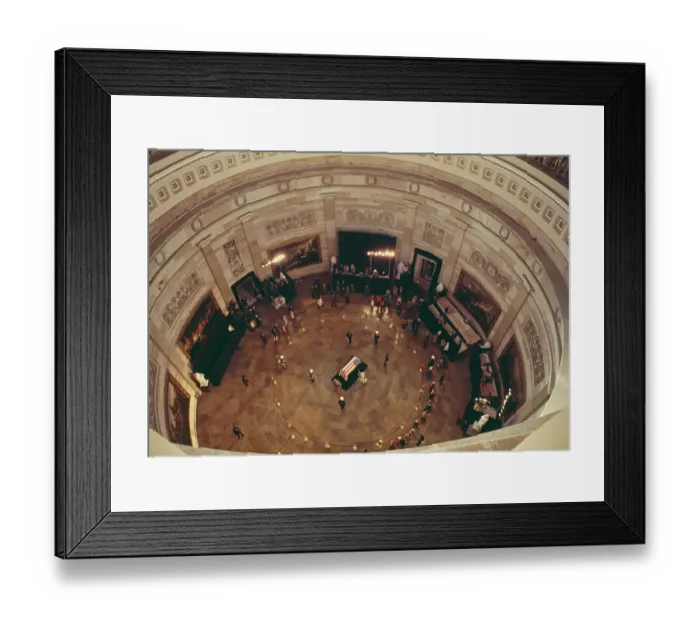 Framed Print : Lying In State Of Senator Hubert Humphrey Framed Print : Lying In State Of Senator Hubert Humphrey
