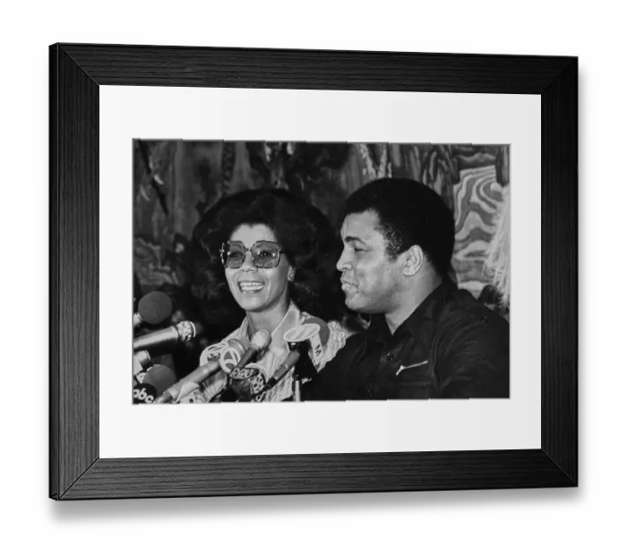 Framed Print : Wilma Rudolph And Muhammad Ali Framed Print : Wilma Rudolph And Muhammad Ali
