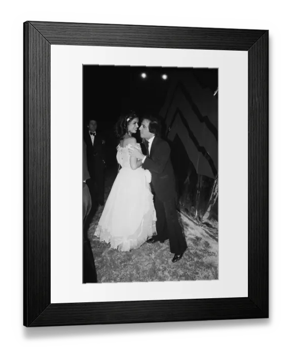 Framed Print : Steve Rubell and Bianca Jagger Framed Print : Steve Rubell and Bianca Jagger