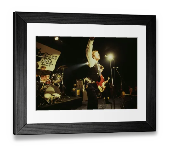 Framed Print : The Sex Pistols in Atlanta Framed Print : The Sex Pistols in Atlanta