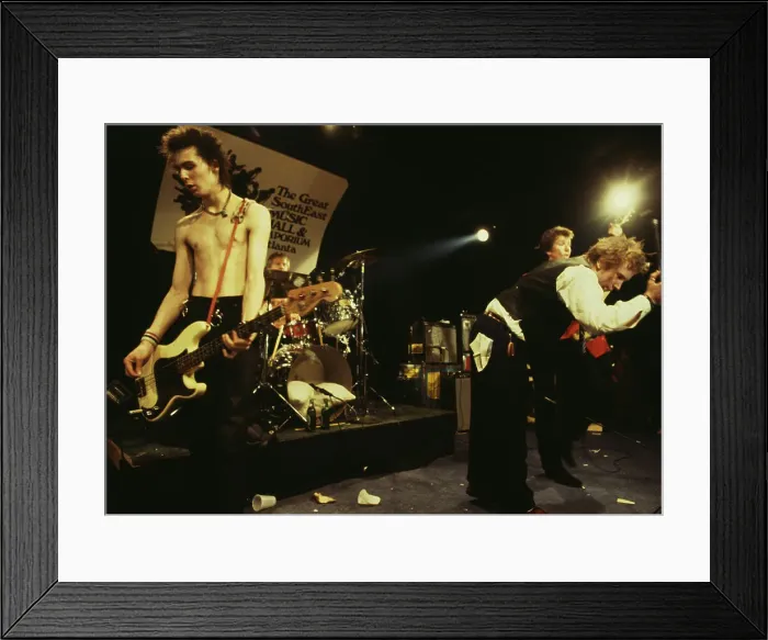 Framed Print : The Sex Pistols in Atlanta Framed Print : The Sex Pistols in Atlanta