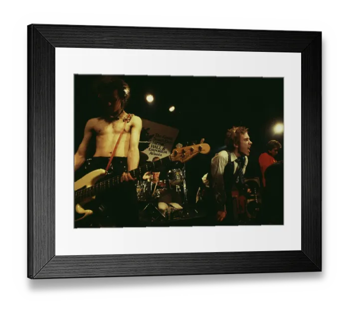 Framed Print : The Sex Pistols in Atlanta Framed Print : The Sex Pistols in Atlanta