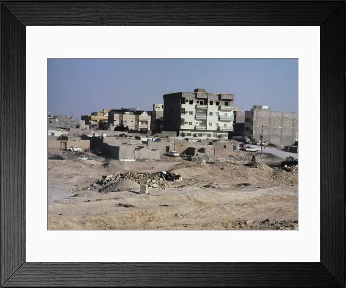 Framed Print : Construction Site, Riyadh Framed Print : Construction Site, Riyadh