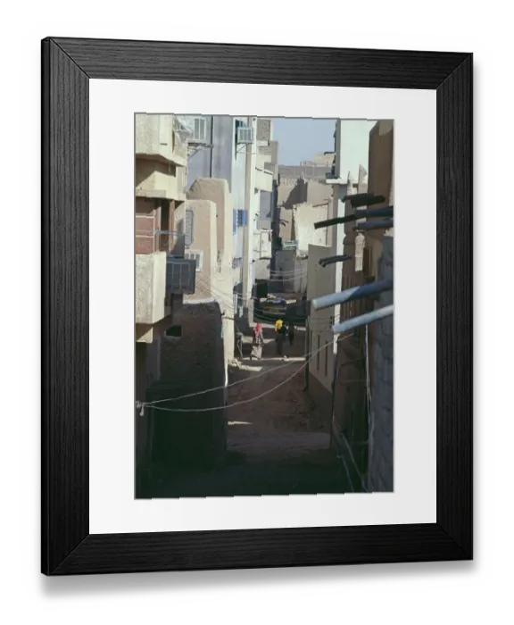 Framed Print : A Narrow Street, Riyadh Framed Print : A Narrow Street, Riyadh