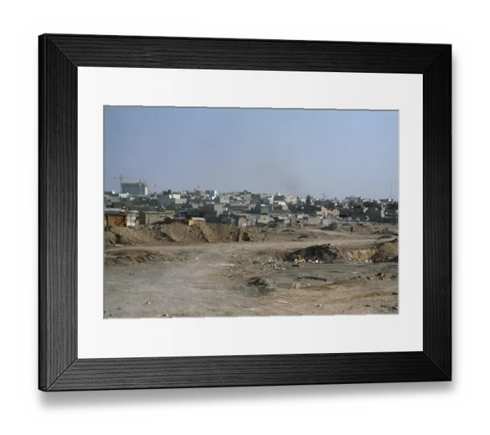 Framed Print : Construction Site, Riyadh Framed Print : Construction Site, Riyadh