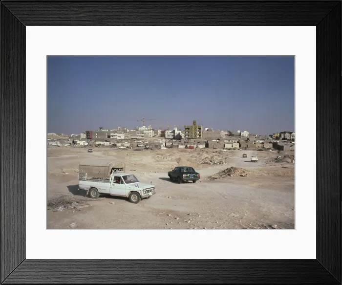 Framed Print : Construction Site, Riyadh Framed Print : Construction Site, Riyadh