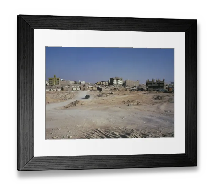 Framed Print : Construction Site, Riyadh Framed Print : Construction Site, Riyadh