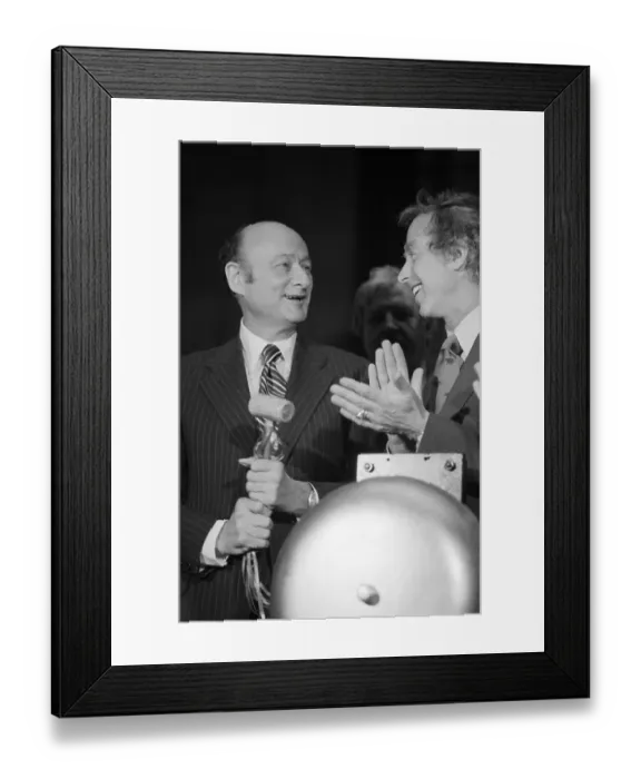 Framed Print : Mayor Edward Koch at American Stock Exchange Framed Print : Mayor Edward Koch at American Stock Exchange