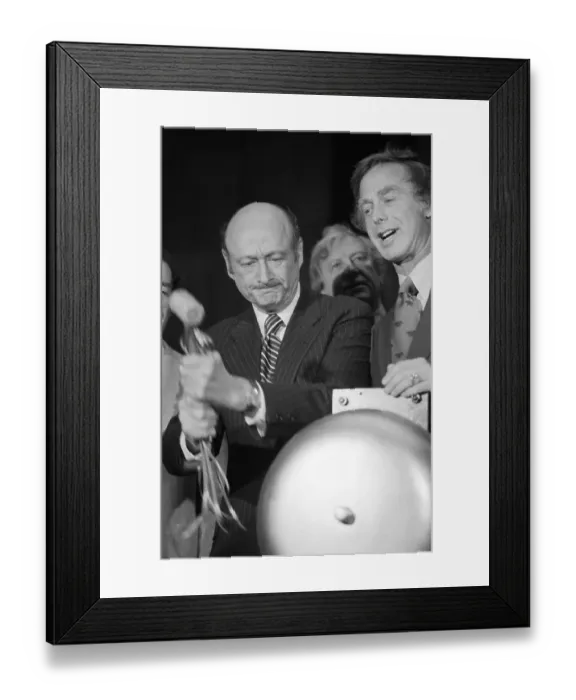 Framed Print : Mayor Edward Koch at American Stock Exchange Framed Print : Mayor Edward Koch at American Stock Exchange