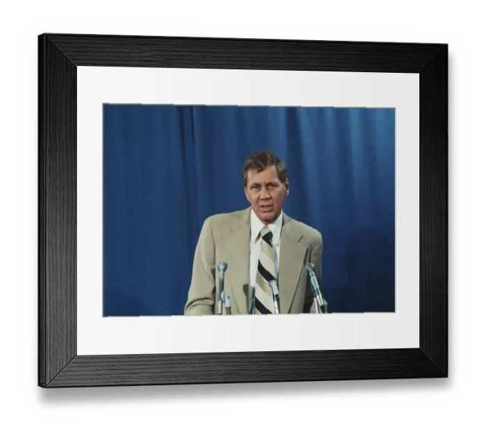 Framed Print : Lou Frey (1934 - 2019), Republican candidate for Governor of Florida, 1978