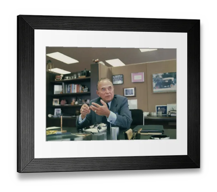 Framed Print : Ray Kroc. American businessman Ray Kroc (1902 - 1984), founder Framed Print : Ray Kroc. American businessman Ray Kroc (1902 - 1984), founder