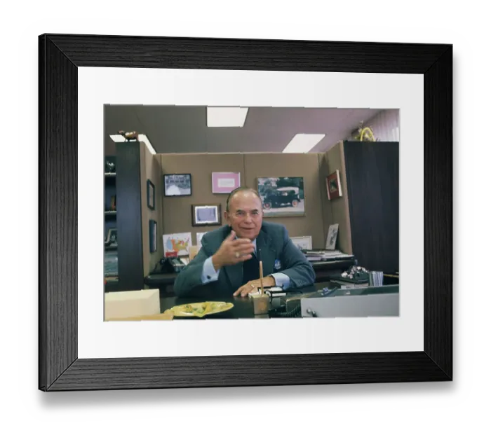 Framed Print : Ray Kroc. American businessman Ray Kroc (1902 - 1984), founder Framed Print : Ray Kroc. American businessman Ray Kroc (1902 - 1984), founder