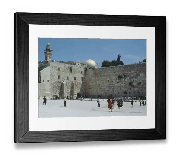 Framed Print : Wailing Wall, Jerusalem Framed Print : Wailing Wall, Jerusalem