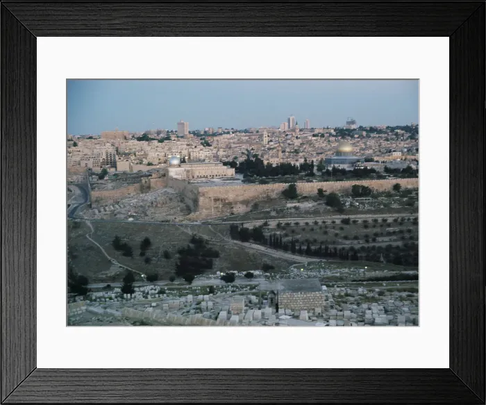 Framed Print : Mount Of Olives, Jerusalem Framed Print : Mount Of Olives, Jerusalem
