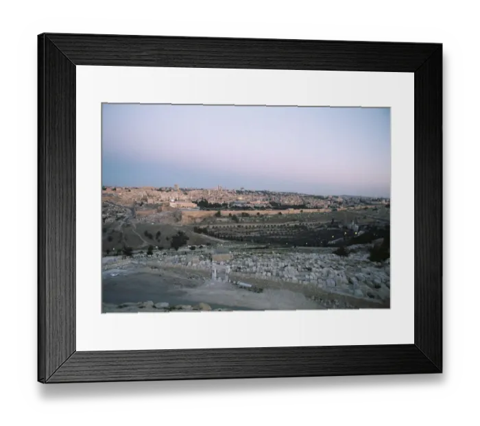 Framed Print : Mount Of Olives, Jerusalem Framed Print : Mount Of Olives, Jerusalem