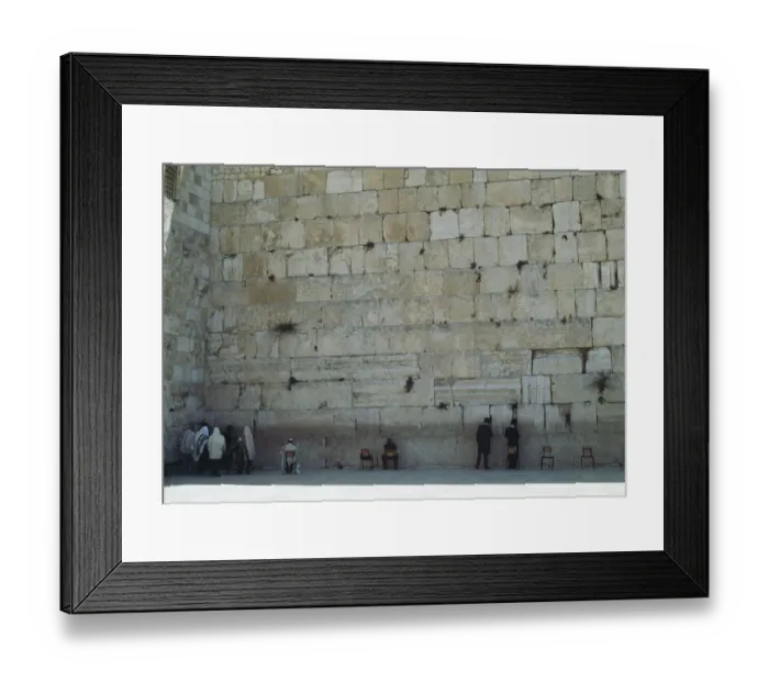 Framed Print : Wailing Wall, Jerusalem Framed Print : Wailing Wall, Jerusalem