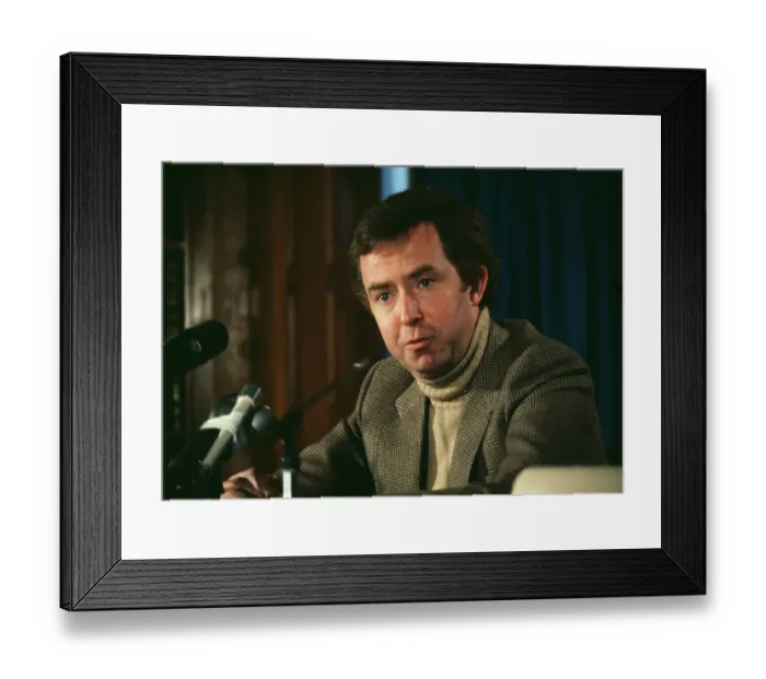 Framed Print : Joe Clark, leader of Canada's Progressive Conservative Party