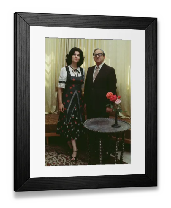 Framed Print : Yitzhak Navon And Ofira Resnikov Navon Framed Print : Yitzhak Navon And Ofira Resnikov Navon