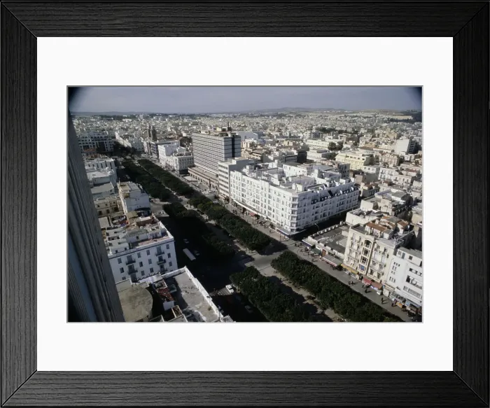 Framed Print : Avenue Habib Bourguiba, Tunis Framed Print : Avenue Habib Bourguiba, Tunis