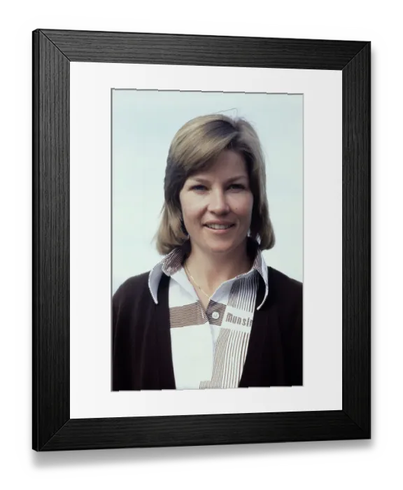 Framed Print : Golfer Sally Little Framed Print : Golfer Sally Little