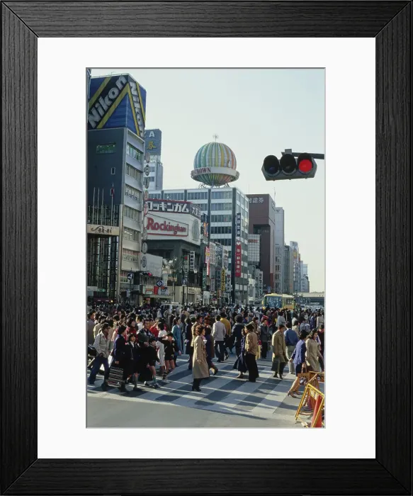 Framed Print : Ginza District, Tokyo Framed Print : Ginza District, Tokyo