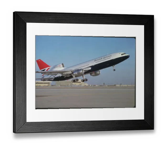 Framed Print : British Airway's Lockheed Taking Off Framed Print : British Airway's Lockheed Taking Off