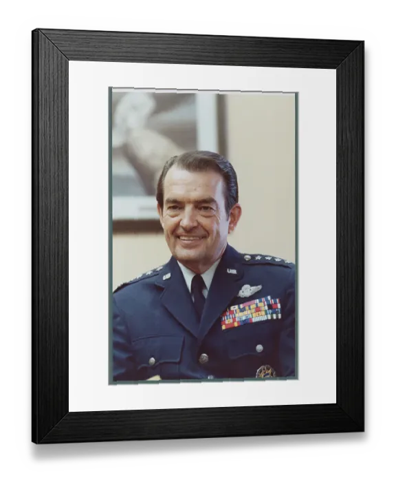 Framed Print : Portrait of General David C. Jones Framed Print : Portrait of General David C. Jones