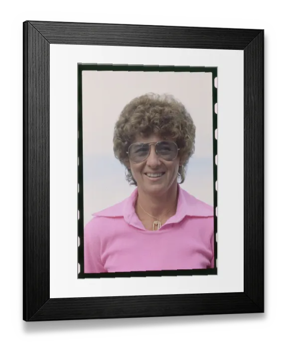 Framed Print : Portrait of Sandra Palmer Smiling Framed Print : Portrait of Sandra Palmer Smiling