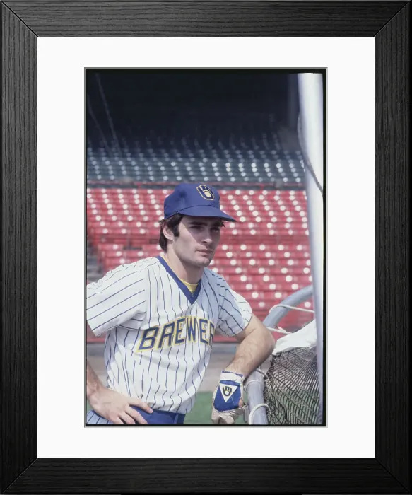 Framed Print : Paul Molitor Leaning Against Pole Framed Print : Paul Molitor Leaning Against Pole
