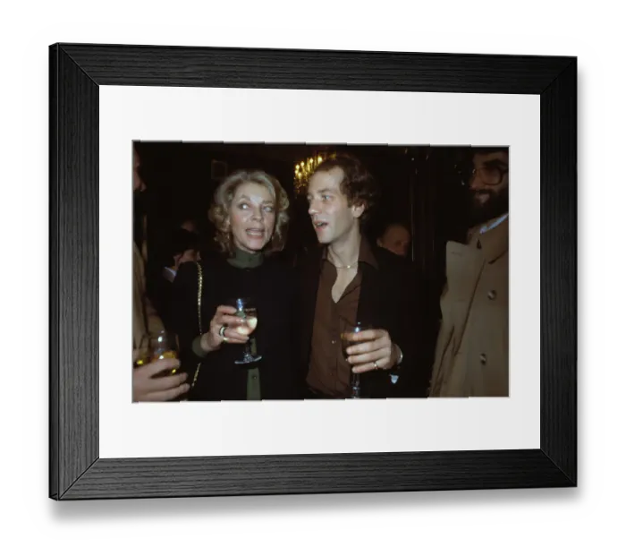 Framed Print : Lauren Bacall and Stephen Bogart Framed Print : Lauren Bacall and Stephen Bogart
