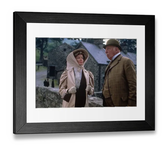 Framed Print : Katharine Hepburn and Bill Fraser Framed Print : Katharine Hepburn and Bill Fraser