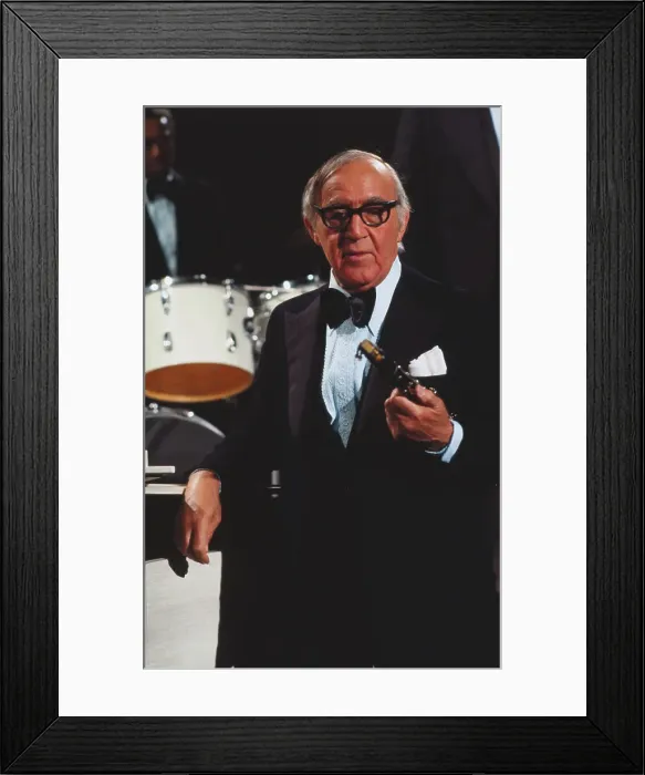 Framed Print : Benny Goodman Pausing by Drums Framed Print : Benny Goodman Pausing by Drums