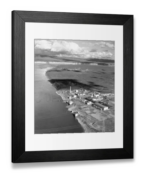 Framed Print : Nuclear Reactor Complex