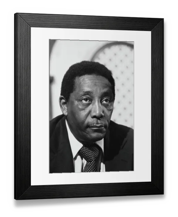 Framed Print : Headshoulders Photo Of Charles Evers Framed Print : Headshoulders Photo Of Charles Evers